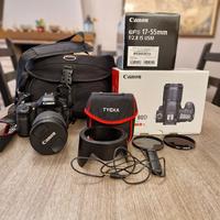 Canon 80D più accessori