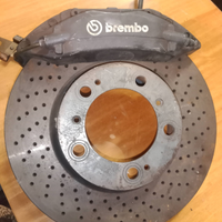 Dischi Porsche con pinze Brembo