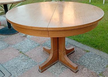 tavolo in legno tondo allungabile 
