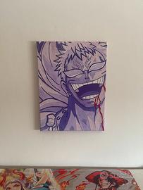 Dipinto su tela Doflamingo One Piece