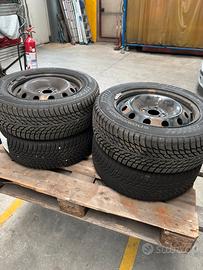 Gomme invernali 195/60 R15 88T + cerchi per Fiat