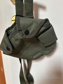 Sacca porta borraccia tattica verde militare