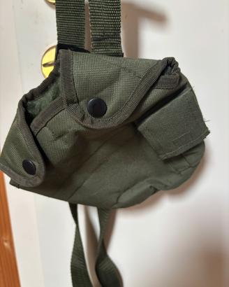 Sacca porta borraccia tattica verde militare