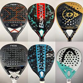 Racchette Padel NOX, Babolat, Head, Dunlop