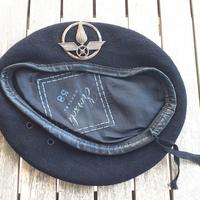 Basco nero vintage E.I. Autieri tg .58 originale