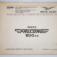 Cat. parti di ricambio Moto Guzzi N. Falcone 500cc