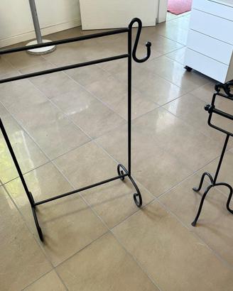 Set bagno in ferro battuto