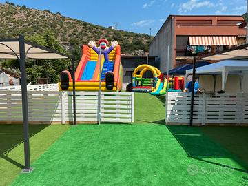 3 gonfiabili con motore esterno per bambini