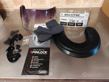 Shoei Multitec visiera nuova, pinlock e ricambi