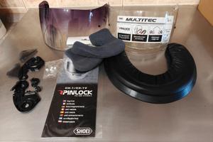 Shoei Multitec visiera nuova, pinlock e ricambi