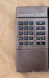 TELECOMANDO GRUNDIG TC610 TV TELEVISORE VINTAGE