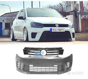 PARAURTI ANTERIORE VOLKSWAGEN VW POLO 09-17 LOOK W