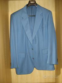 Giacca azzurra Elegant Man lana vergine tg 50