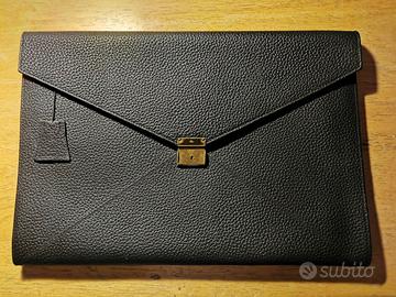 ELEGANTE CARTELLA PORTADOCUMENTI MAI USATA in cuoi