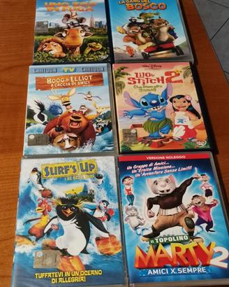 LOTTO DVD CARTONI ANIMATI