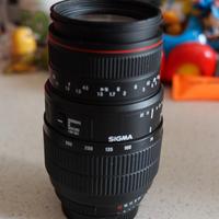 SIGMA 70-300MM F/4-5.6 APO D MACRO attacco NIKON