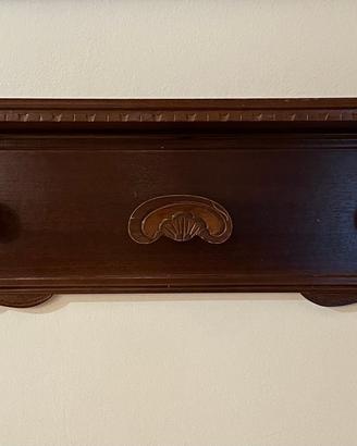 Appendiabiti da parete in legno in stile classico