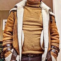 Bomber B3 Aviator Shearling tg.L Zara Marrone Cogn