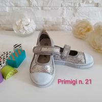 scarpe esti e bimba n. 21 con paillettes 