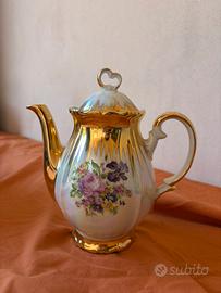 Caffettiera vintage porcellana pregiata anni 50/60