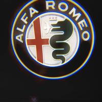 Luci sottoporta LED - logo ALFA ROMEO