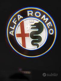 Luci sottoporta LED - logo ALFA ROMEO