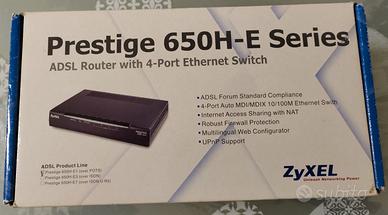 Router Adsl con 4 porte marca Prestige 650H–E