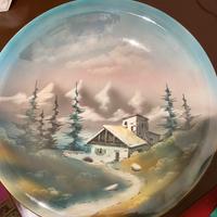 Grande piatto ceramica Sesto Fiorentino firmato