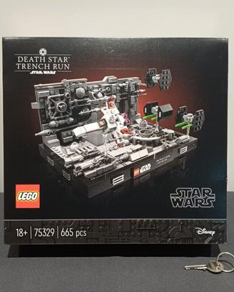 Lego 75329 Diorama volo trincea Morte Nera, nuovo