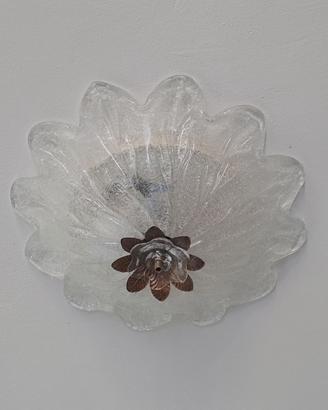 Lampadario e plafoniera in vetro di Murano