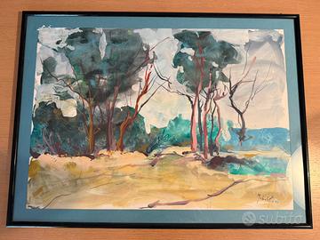 Quadro Paesaggio - 80x60 cm - con cornice