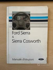 LIBRETTO USO E MANUTENZIONE FORD SIERRA COSWORTH