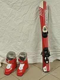 sci e scarponi da bambino