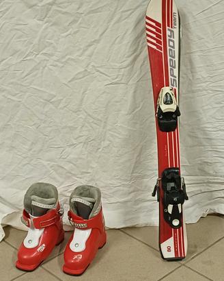 sci e scarponi da bambino