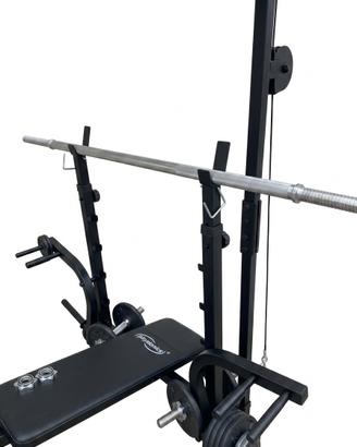 Panca pesi multifunzione + kit