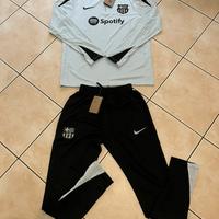 Tuta completa Barcellona nuova con cartellino