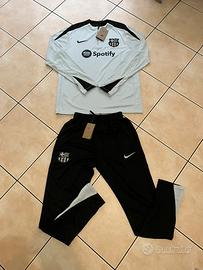 Tuta completa Barcellona nuova con cartellino