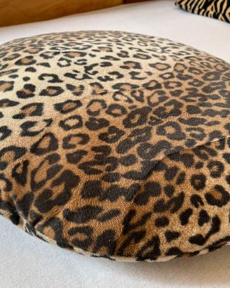 Cuscinone rotondo stile  animalier
