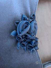 Pochette in vellutino beige