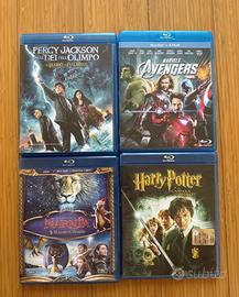 Lotto 4 dvd Blu ray avenger harry potter