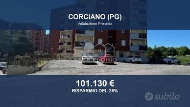Immobile in asta di 110 m² con box auto a Corciano
