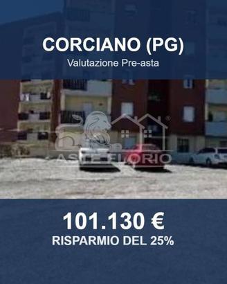 Immobile in asta di 110 m² con box auto a Corciano