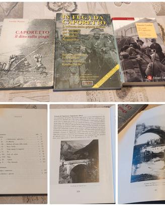 3 Libri Caporetto: ritirata, profughi e storia