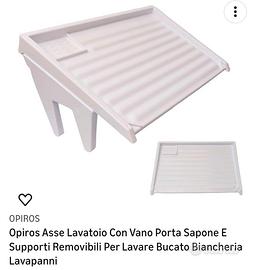 asse lavatoio con porta sapone