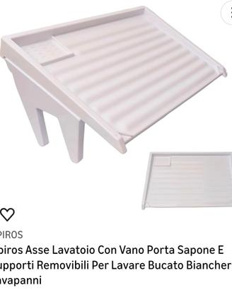 asse lavatoio con porta sapone