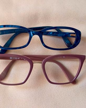 Lotto 2 montature donna Vogue e Jacobs