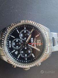 Orologio cronografo in acciaio