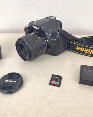Reflex Nikon d5200 Video Full HD Perfetta