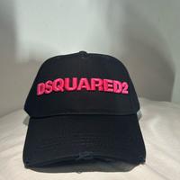 Cappello dsquared2 nero rosa