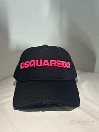 Cappello dsquared2 nero rosa